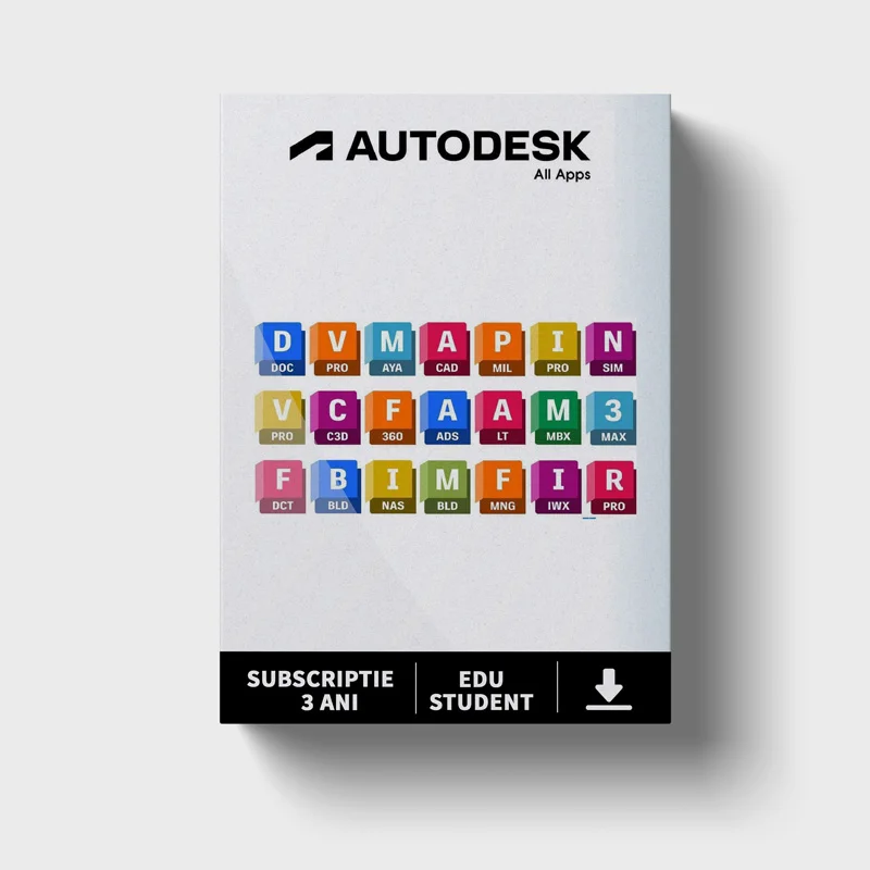 Autodesk Toate Aplicatiile Subscriptie 3 Ani