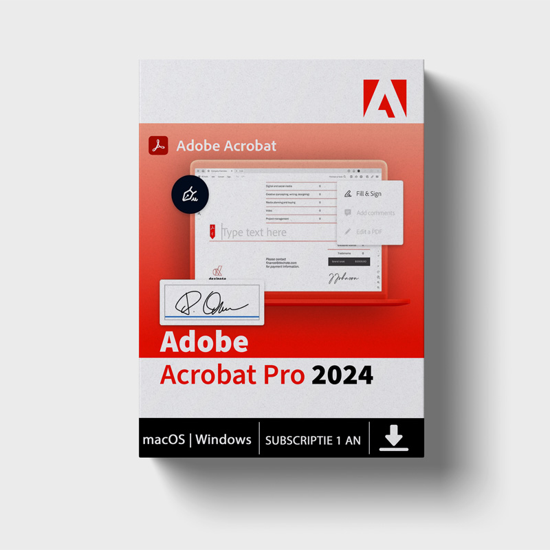 Adobe Acrobat Pro 2024 1 An